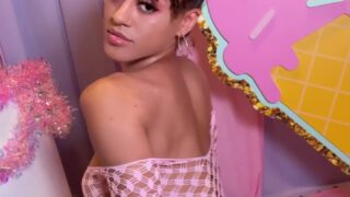 Dildo pleasure makes Stormi moan with delight